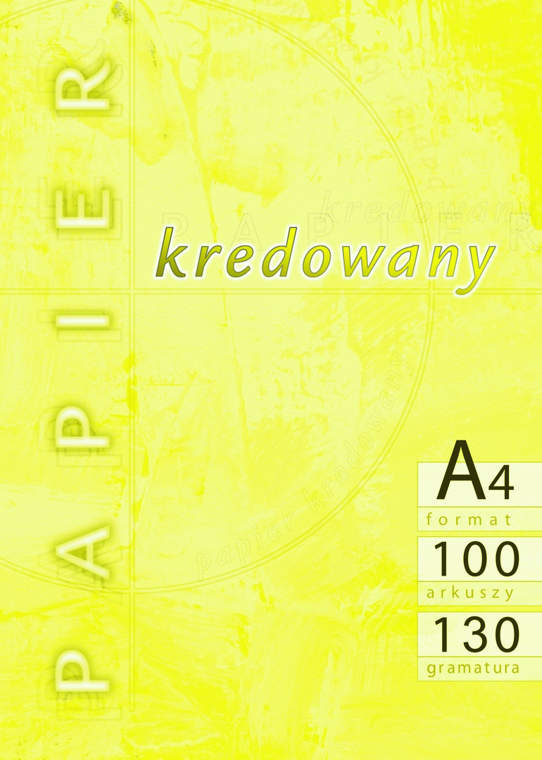 Papier kredowy A4/100 130g Kreska